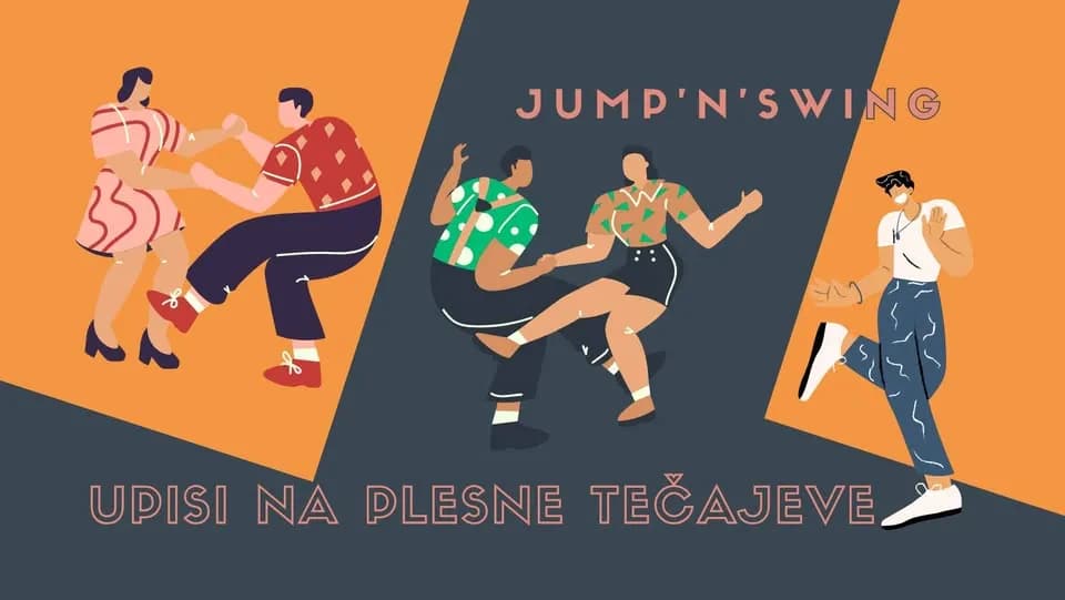 UPISI u novu sezonu JUMP'N'SWING tečajeva 🥳🤩🫵💃🕺