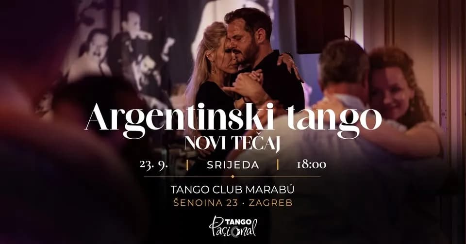 ¡Početni tečaj argentinskog tanga! ✨