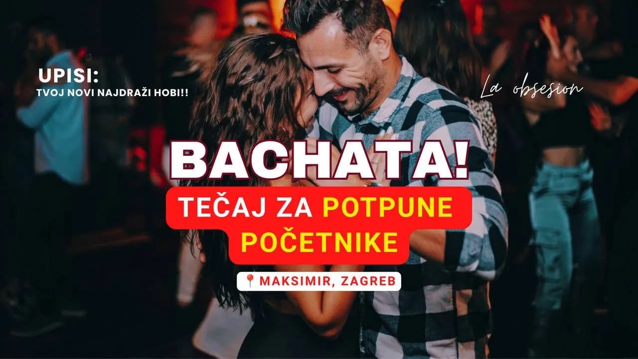 🔥 NAUČI PLESATI BACHATU – UPISI U TIJEKU! 🔥